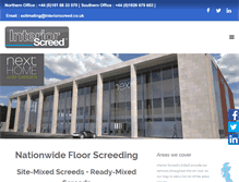 Tablet Screenshot of floorscreedingcontractors.co.uk
